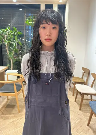 ロング パーマ tricca  ginza所属・ボブ・レイヤー ・パーマ【iri】のヘアスタイル