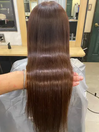 ロング カラー パーマ SANTALAND所属・髪質改善✨ 小田拓弥のヘアスタイル