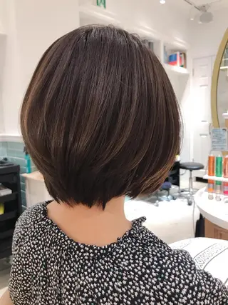 ショート カラー 艶髪/縮毛矯正 /髪質改善千田大地のヘアスタイル