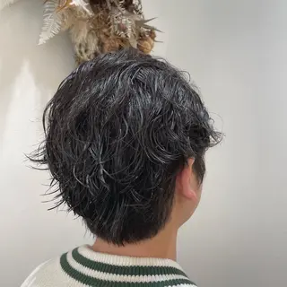 パーマ メンズ ゴトウ  アヤ bisou hairのヘアスタイル