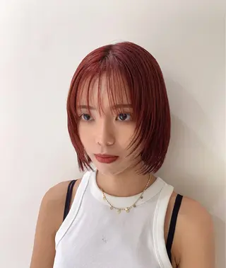 ショート カラー [渋谷美容師] 玲弥のヘアスタイル