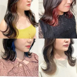 ミディアム 🫧レイナ 🫧 ツヤ髪／艶カラー🫧のヘアスタイル
