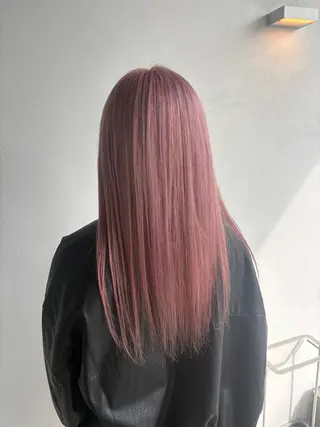 ロング カラー ハイトーン/艶髪/ 暗髪/韓国/sanaのヘアスタイル