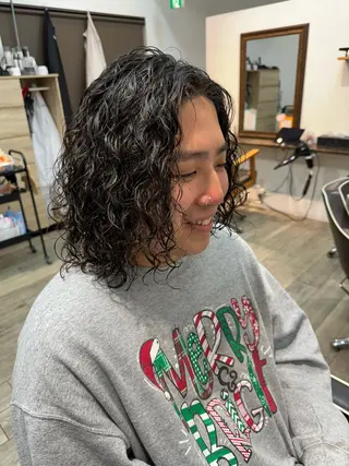 パーマ Lowha(ローハ)所属・蓑島廉 ミノシマレンのヘアスタイル