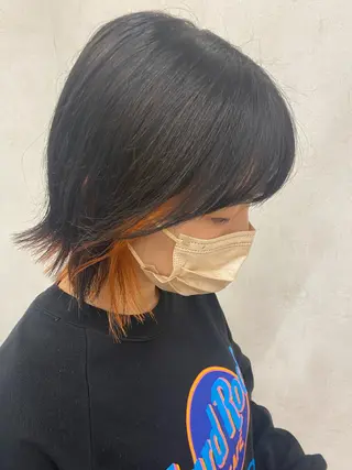 ミディアム Misaki ║ツヤカラーのヘアスタイル