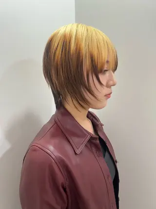 ショート 💥ウルフカット デザインあんな💥のヘアスタイル