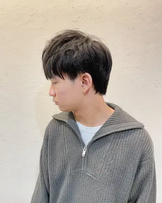 ショート メンズ ニュアンスカラー🫧 加納のヘアスタイル