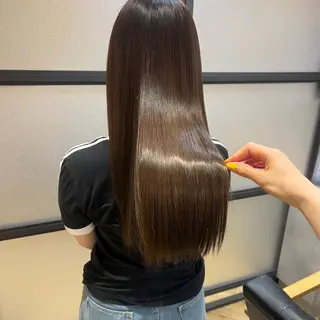 ロング カラー 艶カラー/韓国顔周り 🎀mamiのヘアスタイル