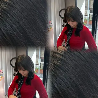 カラー 博多/ ブリーチ/暖色/色味のヘアスタイル