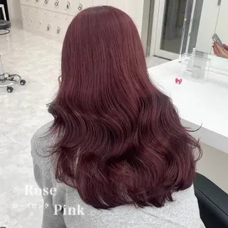ロング カラー 韓国風艶髪🎀 暖色カラー🤍のヘアスタイル
