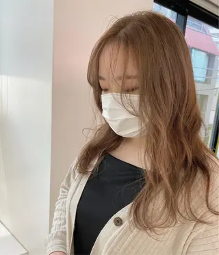 ロング ୨୧柔らかいカラー nozomi ୨୧のヘアスタイル