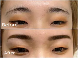 アイブロウ 個性派ネイル シノのネイルデザイン