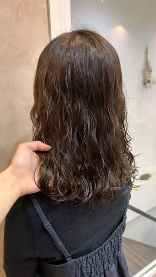 セミロング パーマ silk🕯 hikaruのヘアスタイル