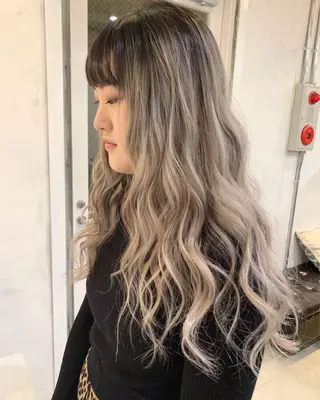 ロング カラー ヘアアレンジ BANK'S hair所属・💐ケラチン 髪質改善寺坂雄飛💐のヘアスタイル