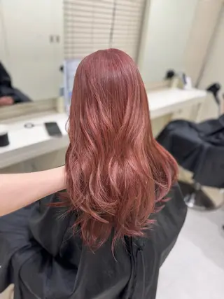 ロング カラー 🩷モテ髪＆透明感 🩷ミルクティー🩷のヘアスタイル