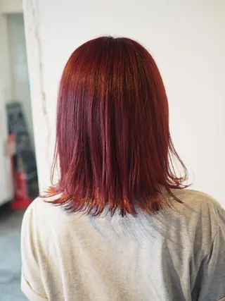 ミディアム カラー メンズハイトーン メンズバレイヤージュのヘアスタイル