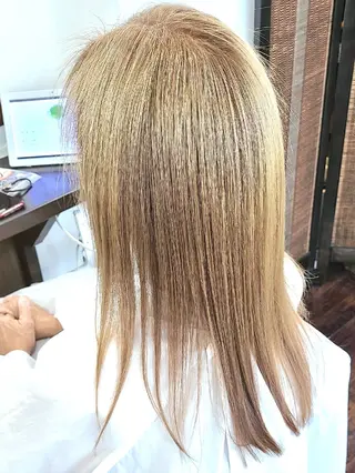 セミロング カラー 【大宮】デザイナー Anne 諳 アンのヘアスタイル