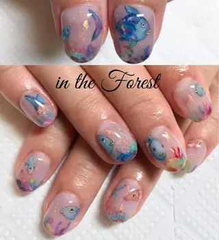 ネイル in the Forest所属・コガ アオイのネイルデザイン