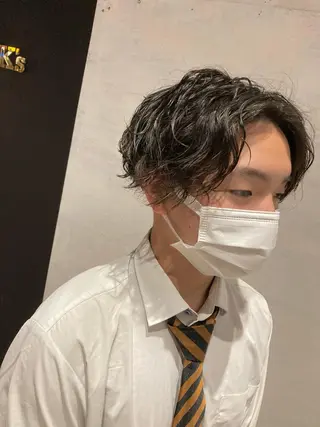 パーマ メンズ SHAFT Ieiriのヘアスタイル