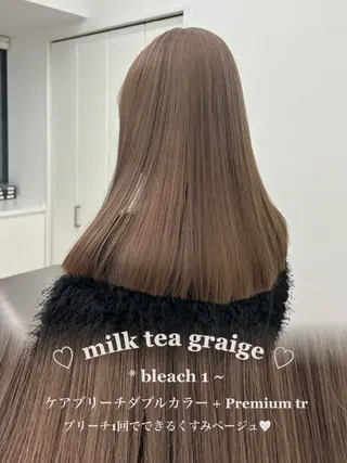 カラー 透ける透明感カラー 🎀anju/渋谷のヘアスタイル