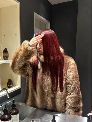 ロング えり 堀江/ボブ /成人式カラーのヘアスタイル