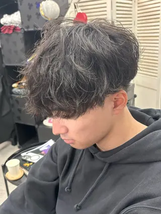 ショート パーマ メンズ メンズサロンロス【LOSS】所属・メンズパーマ/新潟駅 NOBUTA🔥のヘアスタイル
