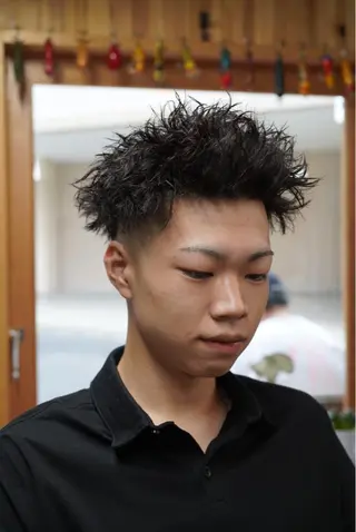 メンズ brunt jet所属・関 晃哉のヘアスタイル