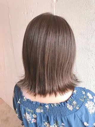 ミディアム カラー レイヤー/大人メンズ パーマ🌀 平島拓也のヘアスタイル