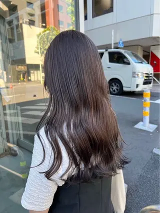 ロング カラー 大人っぽベージュ🤍 当日予約◎ヒロトのヘアスタイル