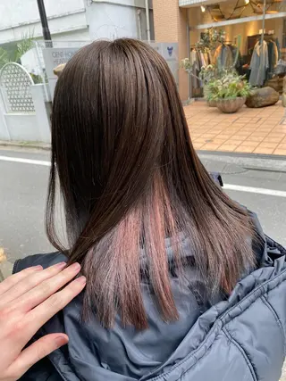 ミディアム カラー ✨髪質改善 縮毛矯正 艶髪 立川 コウキ✨のヘアスタイル