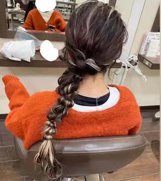 ヘアアレンジ ‪るか/‪透明感 カラー/アレンジのヘアスタイル