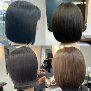 ショート カラー パーマ 守屋 寿哉のヘアスタイル