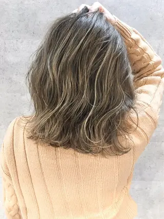 ロング MiL所属・✨ハイトーン✨ 濱田知孝のヘアスタイル