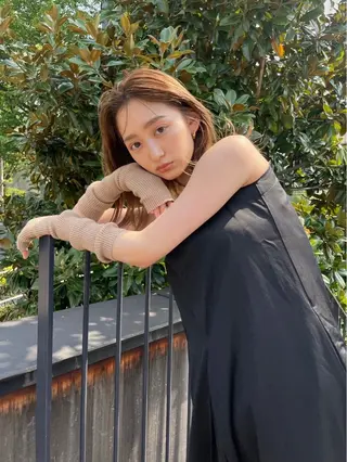 ミディアム カラー SALT WATER所属・🫐 𝐌𝐚𝐨 🫐似合わせcutのヘアスタイル