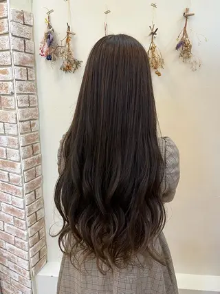 ロング マンツーマン 縮毛矯正/マユコのヘアスタイル