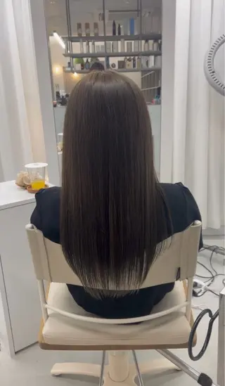 ロング ハイトーン/艶髪/ 暗髪/韓国/sanaのヘアスタイル