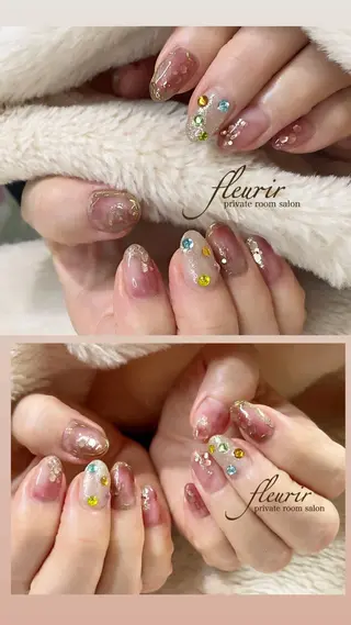 ネイル フルリール 【プライベートサロンのネイルデザイン