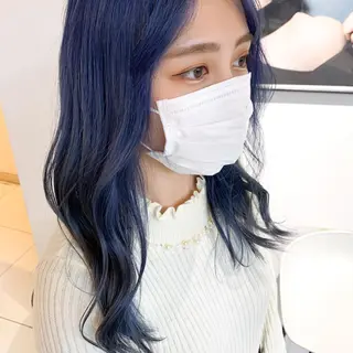 ミディアム カラー raika .のヘアスタイル