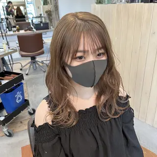 セミロング kachina所属・綿貫 美雪のヘアスタイル