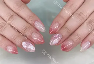 ネイル 神田 ココナッツのネイルデザイン