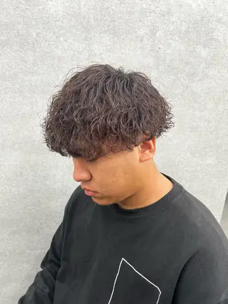 パーマ メンズ 新世代パーマ⚡️ の達人トモ⚡️のヘアスタイル