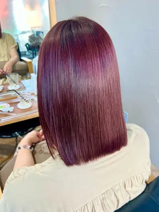 ミディアム 遠藤 朱郁のヘアスタイル