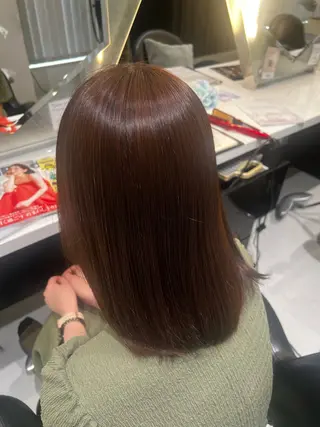 セミロング 韓国風顔まわり/ベー ジュ/マツエク♡美咲のマツエク・マツパデザイン