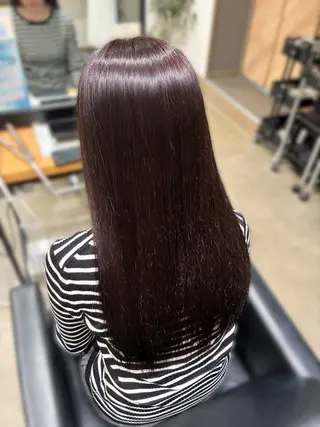 ロング カラー 中谷 美月のヘアスタイル