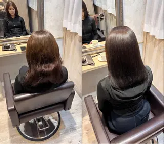 セミロング momoka ⠀のヘアスタイル