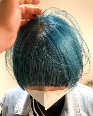 ショート カラー Hair & make Lamp所属・梅田のブリーチ特化 美容師KAI🥰のヘアスタイル