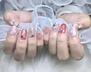 ネイル na🎀🎀na ちゅるちゅるのネイルデザイン