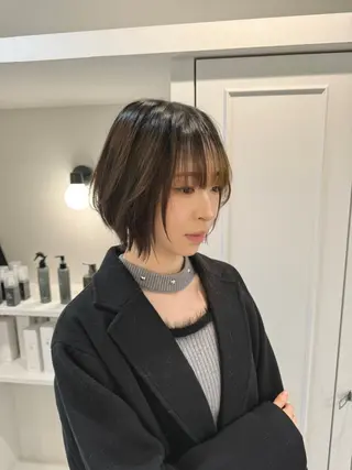 ショート カラー ヘアアレンジ SALOWIN京都河原町Suite店所属・外国人風レイヤー/ ハイトーンSHUのヘアスタイル