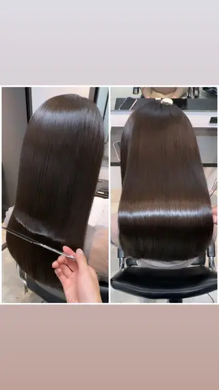 ロング カラー SALOWIN 表参道所属・シンカ 表参道のヘアスタイル