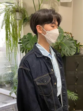 ショート パーマ メンズ log所属・近藤 裕嗣のヘアスタイル